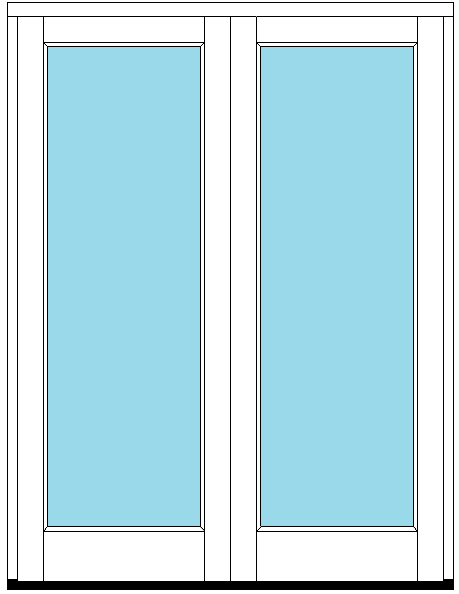 Panorama two door bifold