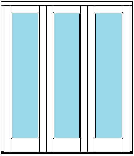 Grand-Vista three door bifold