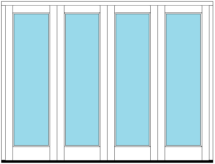 Noble-Elegance four door bifold