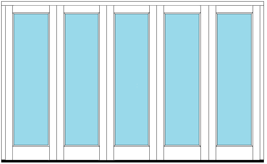 luxora five door Bifold