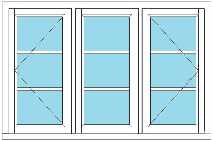 Regal View Flush casement